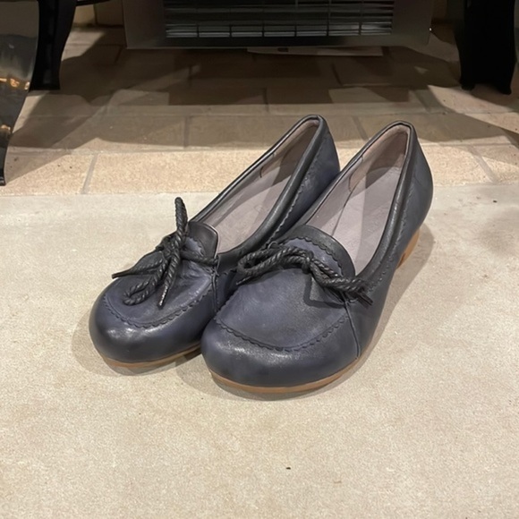 Socofy Navy Pumps 8-8.5 - Picture 1 of 10